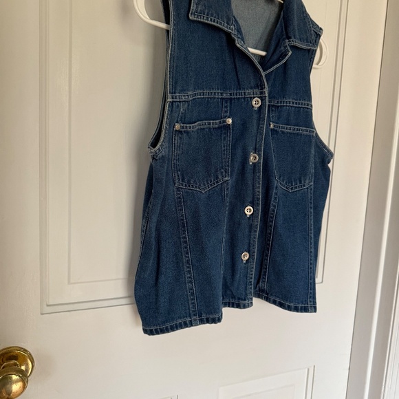 Denim Vest Laura Gayle Medium - Picture 4 of 5